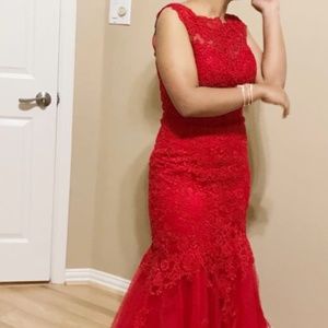 Red Formal Dress! Worn once.